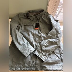 Legendary Whitetails WOMENS SIZE XL Performance Waxed Cotton Shirt Jacket Blue